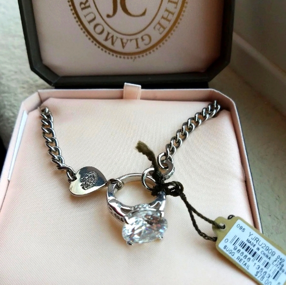 Juicy Couture Jewelry - Juicy Couture Diamond Ring Necklace